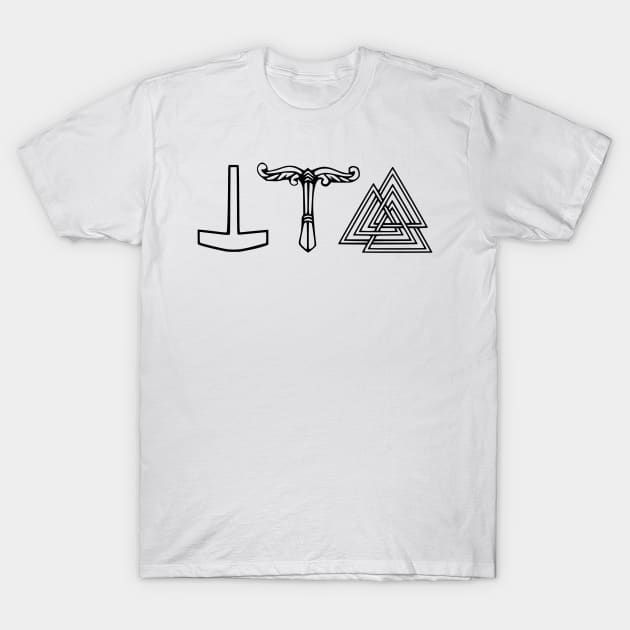 Heathen Symbols T-Shirt by NeedThreads